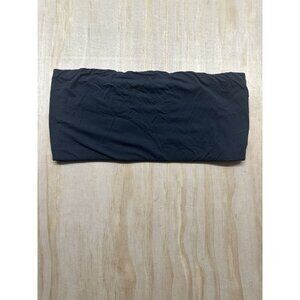 Skims Fits Everybody Bandeau Bra Black L Strapless Comfort No Lines